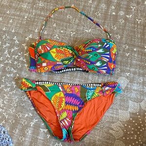 Like New! Trina Turk 2 piece bikini size 14